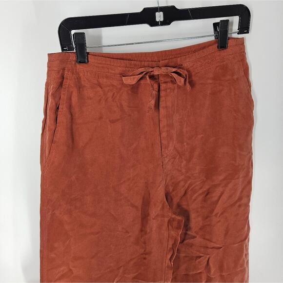 Peruvian Connection Orange High Waist Wide Leg Pants 4 - Picture 2 of 11